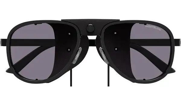 MB0455S 001 Nero Opaco Occhiali da Sole