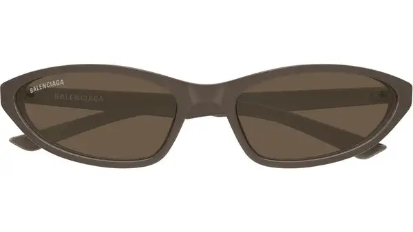 BB0402S 008 Marrone Lucido Occhiali da Sole