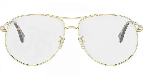 Fendigraphy Gold Pilot Eyeglasses
