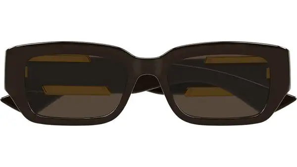BV1406S 003 Marrone Lucido Occhiali da Sole
