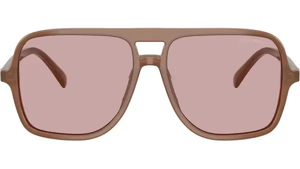 EA4252U 627173 Opalino Lucido Marrone Chiaro Occhiali da Sole