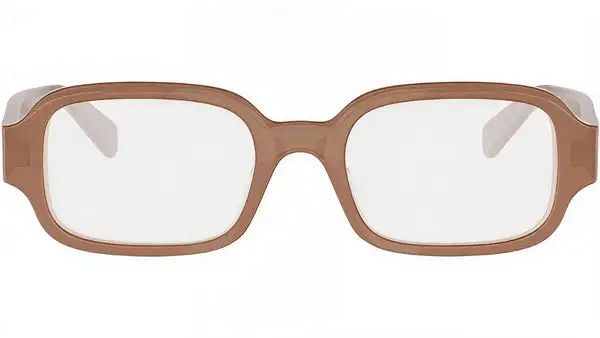 Triomphe Brown Rectangular Eyeglasses